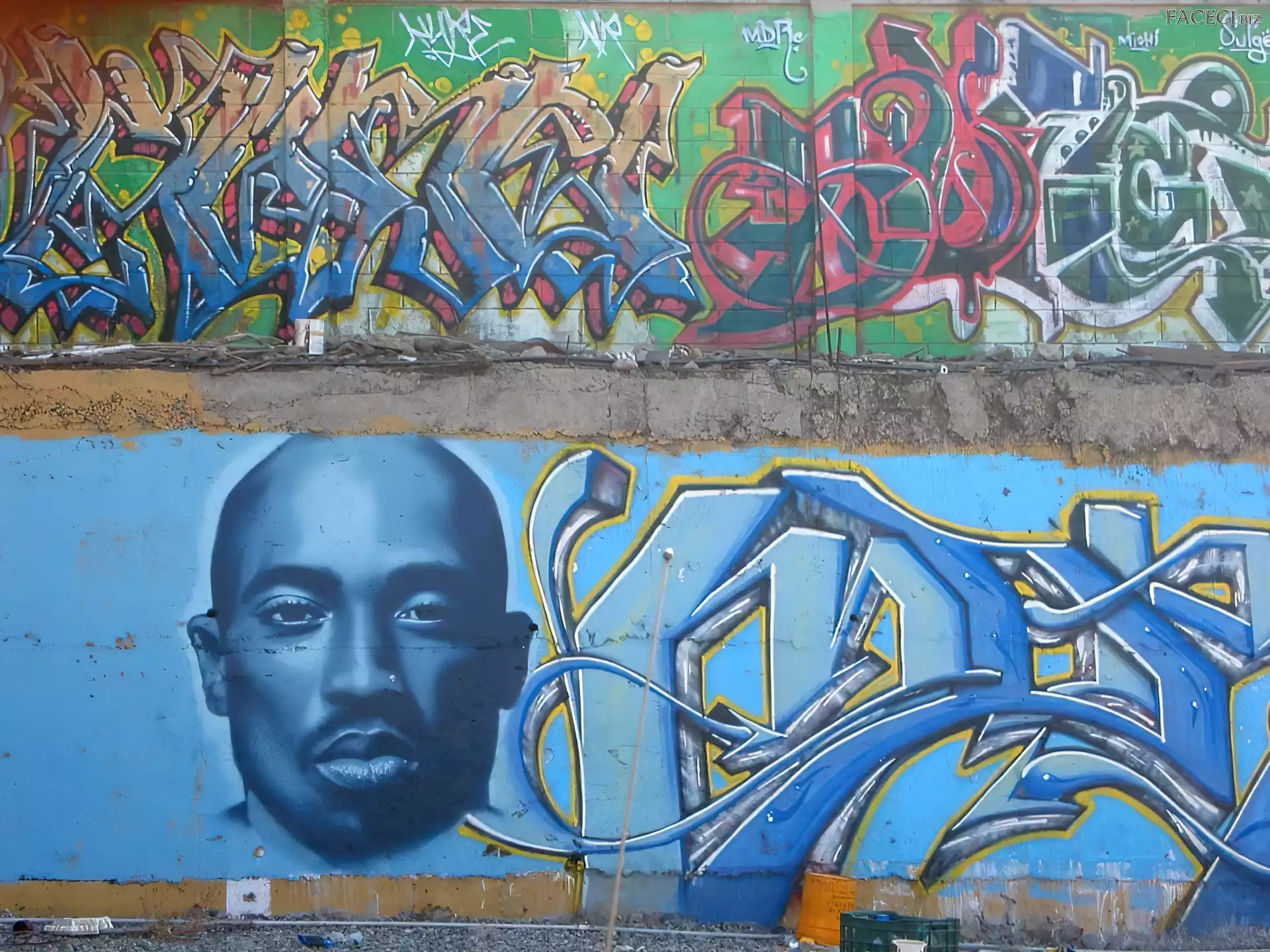 Graffiti, 2 Pac, Åšcina