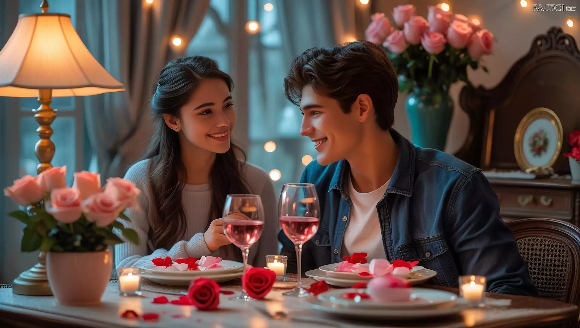 Para, Mężczyzna, Kolacja, Miłosne, Kobieta