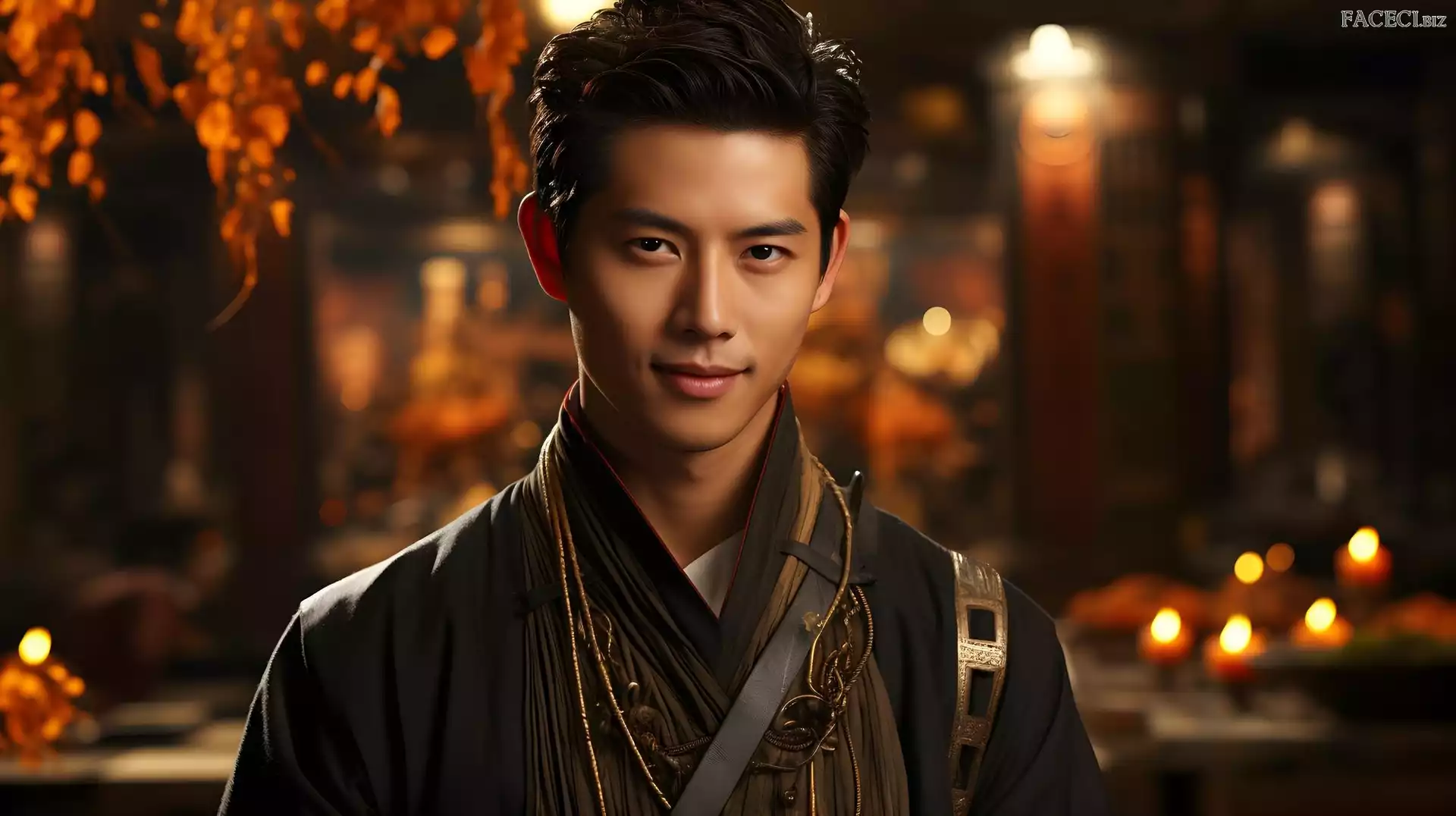 Uśmiech, Mężczyzna, Spojrzenie